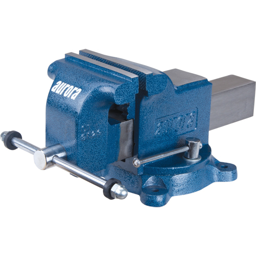 Heavy-Duty Bench Vise, 5" Jaw Width Equipex