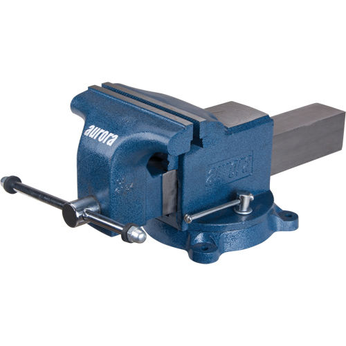 Heavy-Duty Bench Vise, 8" Jaw Width Equipex