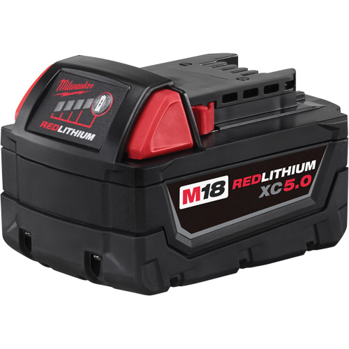 Bloc-piles &agrave; capacit&eacute; &eacute;tendue M18 Redlithium XC5.0 , Lithium-ion, 18 V, 5 A Equipex
