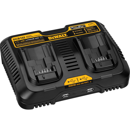 Borne de recharge Max pour chantier, 12 V/20 V, Lithium-ion Equipex