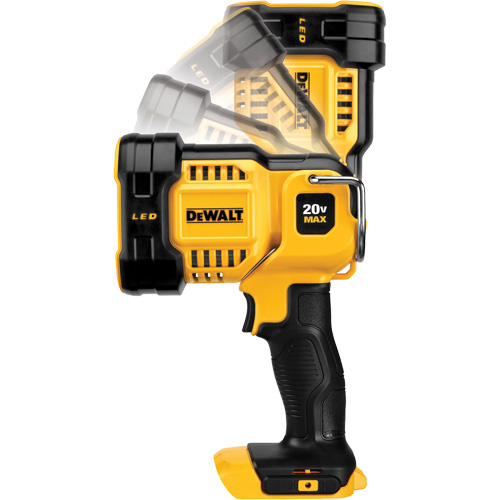 Max Cordless Jobsite Spotlight, LED, 1000 Lumens, Rechargeable Batteries Equipex