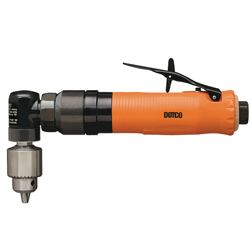15-14 Series Right Angle Drill, 1/4" Chuck, 1/4" NPT Air Inlet, 1500 No Load RPM Equipex