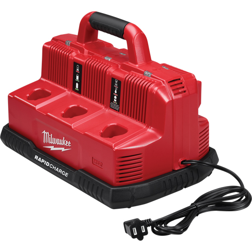 M18 & M12 Rapid Charge Station, 12 V/18 V, Lithium-Ion Equipex