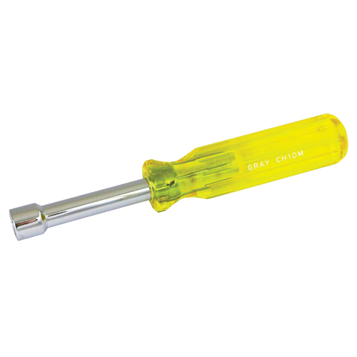 Nut Driver, 10 mm Drive, 6" L, Non Magnetic Equipex