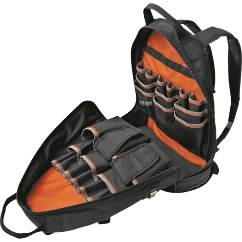 Tradesman Pro Electrician's Backpack Organizer, 14" L x 7" W, Black, Ballistic Equipex