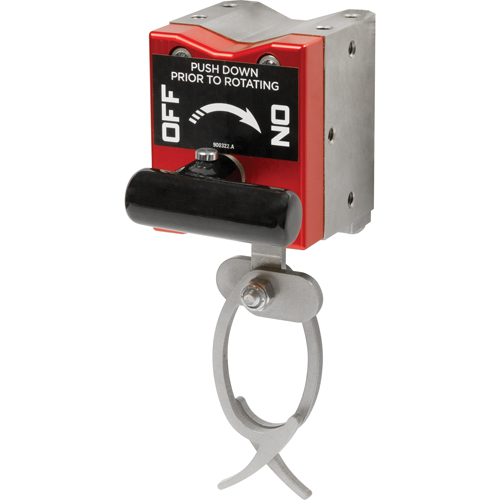 Crochets de suspension avec interrupteur, Longueur de 7-5/8", Diam&egrave;tre de 2-1/2", Capacit&eacute; de 110 lb Equipex