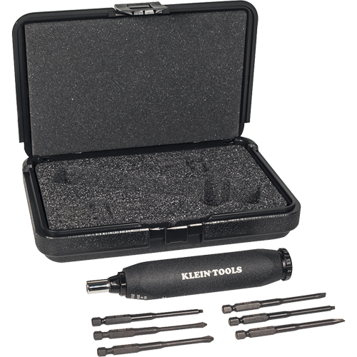 Torque Screwdriver Set, 5 - 40 in. lbs. Torque Range, 5" Length Equipex