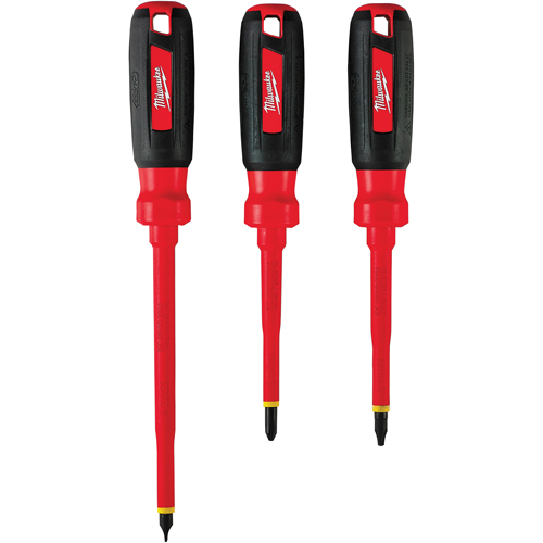 Insulated Screwdriver Kit, 1000 V, 3 Pcs Equipex