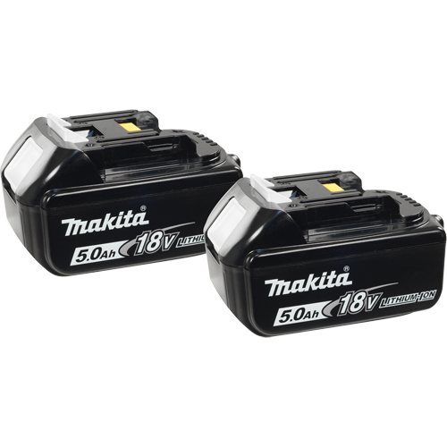 Blocs-piles, Lithium-ion, 18 V, 5,0 A Equipex