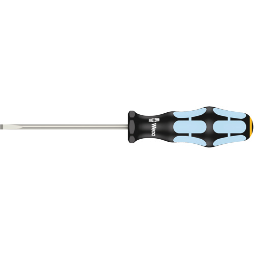 Tournevis &agrave; fente 3335, 4 mm, 7-25/32" lo, Prise Plastique Equipex