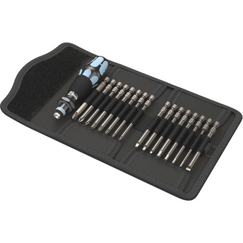 Kraftform Kompakt Imperial Screwdriver Bit Set, Cushion Grip Handle Equipex