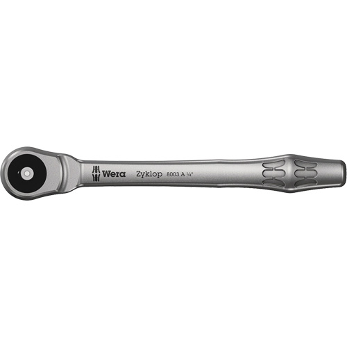 Rochet en m&eacute;tal Zyklop 1/4 &agrave; poussoir, Prise de 1/4", Poign&eacute;e Ordinaire Equipex