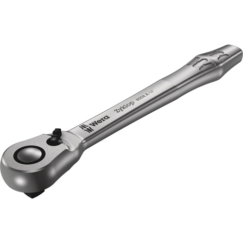 Rochet en m&eacute;tal Zyklop 1/4 m&eacute;trique a/interrupteur &agrave; levier, Prise de 1/4", Poign&eacute;e Ordinaire Equipex