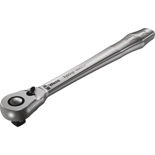 Jeu de rochet en m&eacute;tal Zyklop 3/8 a/interrupteur, Prise de 1/2", Poign&eacute;e Ordinaire Equipex