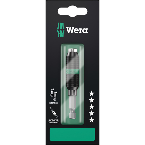 Adaptateur porte-embouts 1/4 x 75 mm Bitorsion, 1/4" Prise, 2-15/16" lo Equipex