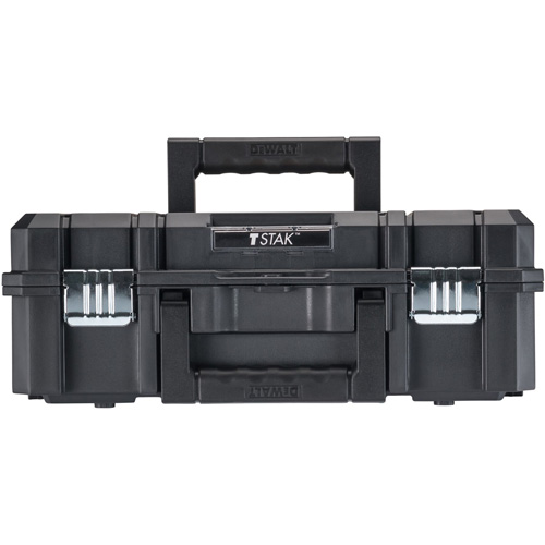 Coffre &agrave; outils avec dessus plat TSTAK II, 17-1/4" x 13" x 6-3/8", Noir Equipex