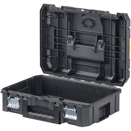 Coffre &agrave; outils avec dessus plat TSTAK II, 17-1/4" x 13" x 6-3/8", Noir Equipex