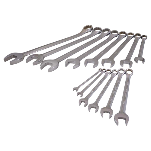 Wrench Set, Combination, 14 Pieces, Metric Equipex