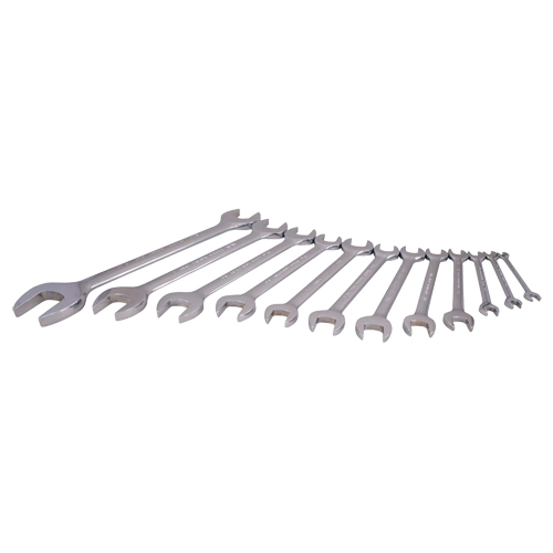 Wrench Set, Open-Ended, 12 Pieces, Imperial Equipex