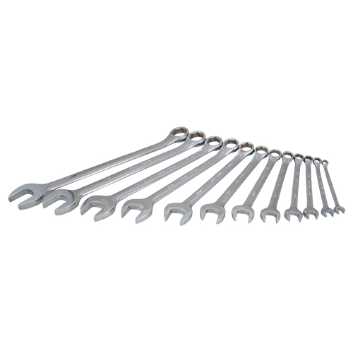 Wrench Set, Combination, 12 Pieces, Imperial Equipex