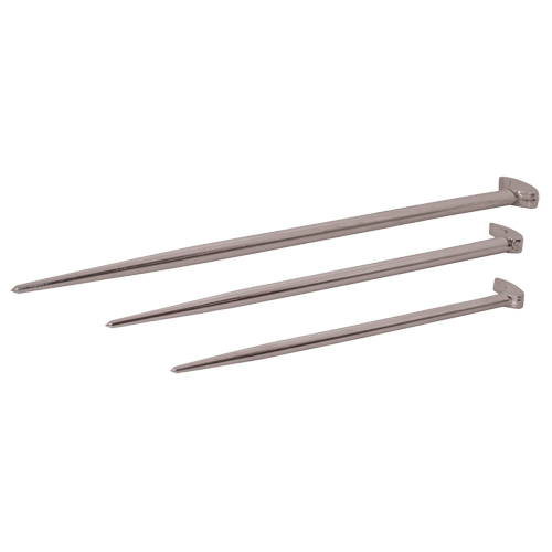 Rolling Head Pry Bar Set, 3 Pcs. Equipex