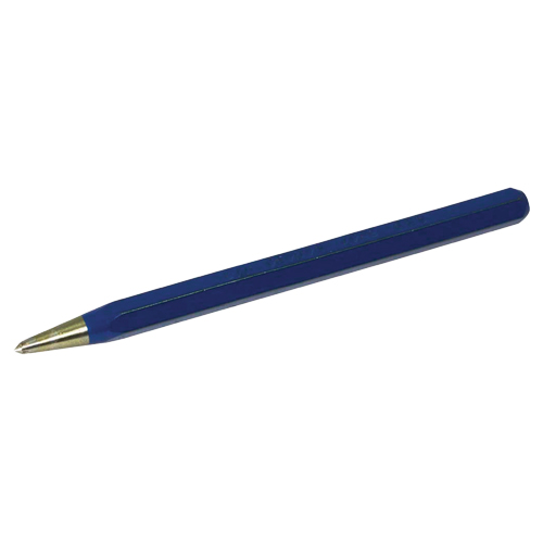 Center Punch, 1/8" Dia., 5/16" Stock Size, 5" L Equipex