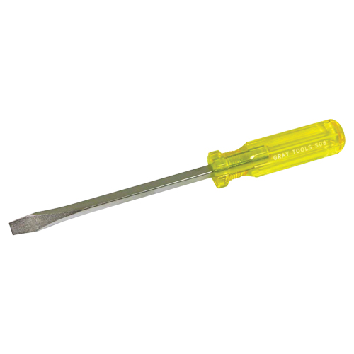 Slotted Screwdriver, 5/16", 10-1/4" L, Plastic Handle Equipex