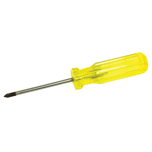 Phillips Screwdriver, #1, 6-3/4" L, Plastic Handle Equipex