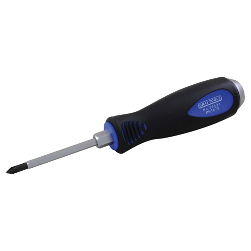Phillips Screwdriver, #0, 6-3/8" L, Cushion Grip Handle Equipex
