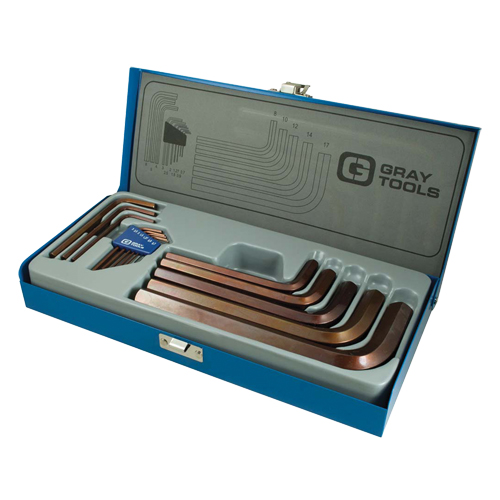Hex Key Set, 15 Pcs., Metric Equipex