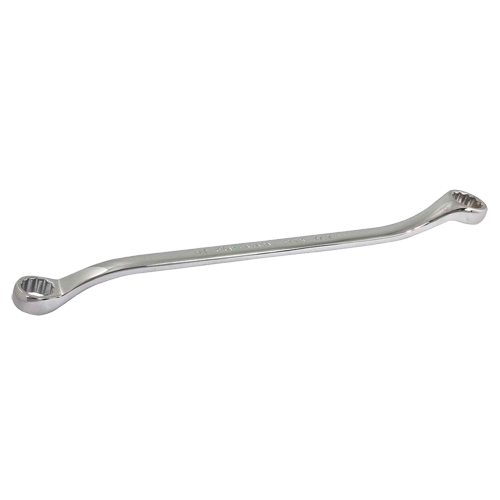 Cl&eacute; polygonale, 12 pans, 1/2" x 9/16", d&eacute;cal&eacute;es de 15°, Fini Chrome Equipex