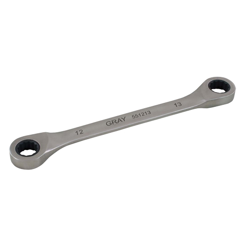 Cl&eacute; &agrave; cliquet polygonale double pour engrenage, 12 pans, 12 mm x 13 mm, Fini Ordinaire Equipex