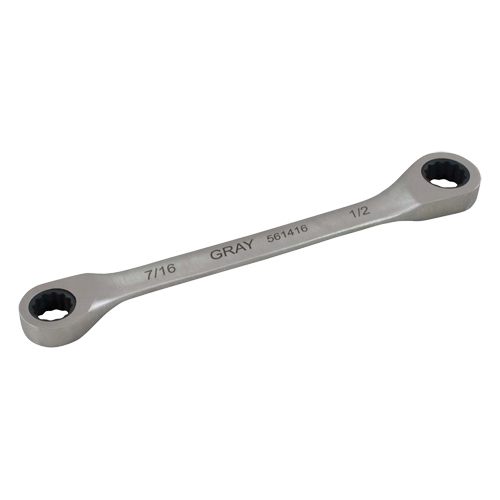 Cl&eacute; &agrave; cliquet polygonale double pour engrenage, 12 pans, 5/16" x 3/8", Fini Ordinaire Equipex
