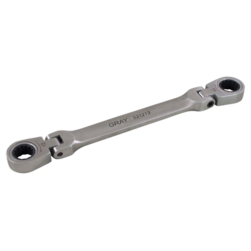Cl&eacute; &agrave; cliquet polygonale double &agrave; t&ecirc;te flexible Equipex