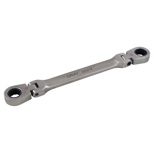 Cl&eacute; &agrave; cliquet polygonale double &agrave; t&ecirc;te flexible Equipex