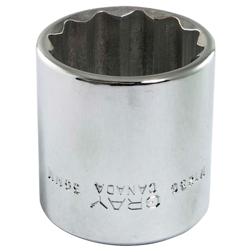 Douille, 13 mm, Prise 1/2", 12 pans Equipex
