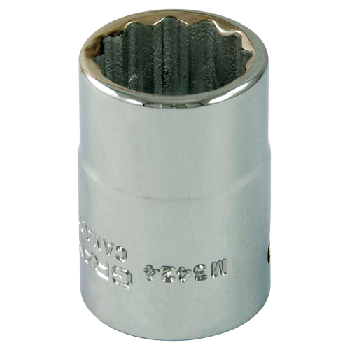 Douille, 24 mm, Prise 3/4", 12 pans Equipex