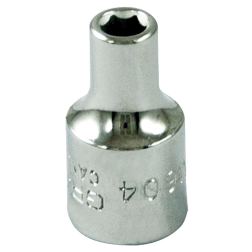 Douille, 4 mm, Prise 1/4", 6 pans Equipex