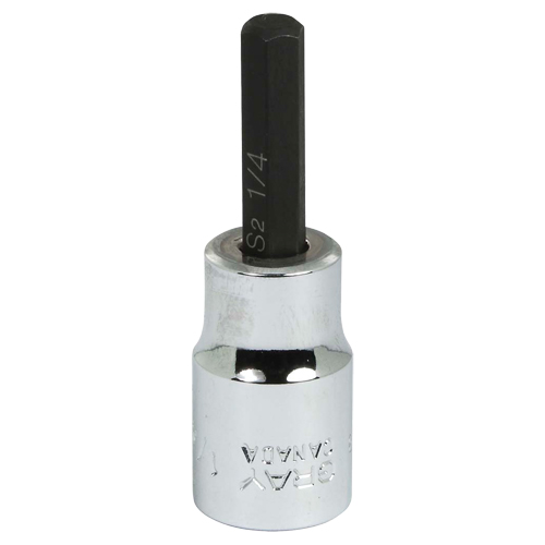 Douille &agrave; embout, 1/4" x 2-3/10" lo, Prise 3/8" Equipex