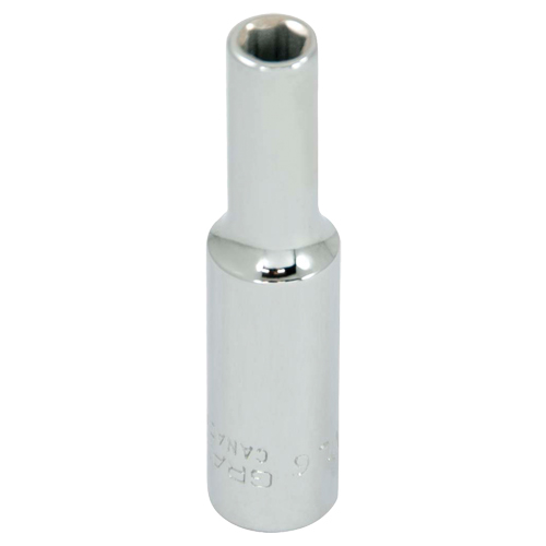 Socket, 9/32", 1/4" Drive, 6 Points Equipex