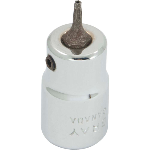 Bit Socket, Torx&reg;, T7 x 2-1/8" L, 3/8" Drive Equipex