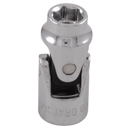 Universal Joint Socket, 3/8" Drive, 6 Points Equipex