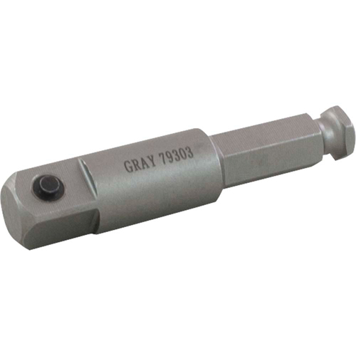 Rallonge hexagonale m&acirc;le, Prise 1/2", 3" lo Equipex