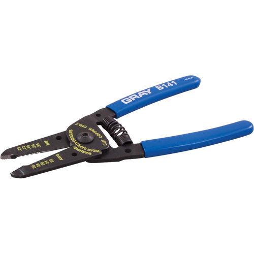 Wire Stripper/Cutter, 6" L Equipex
