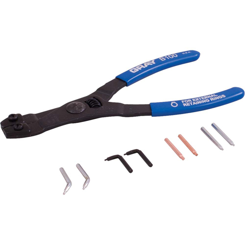 Pince &agrave; anneau de retenue, 9 Morceaux Equipex
