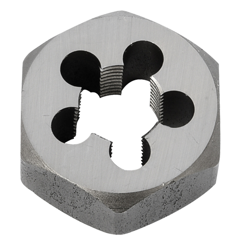 &eacute;crou &agrave; refileter hexagonale, dia. 1"/1-5/8", Filet de 1/2"-14, Acier au carbone/Acier au chrome Equipex