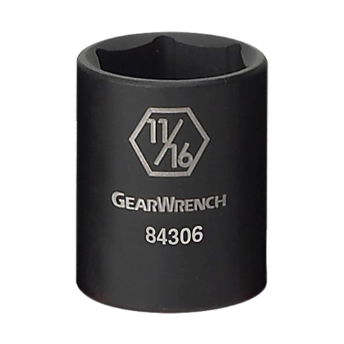 Socket, Impact, 3/4", 3/8" Drive, 6 Points Equipex