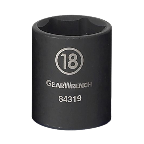 Socket, Impact, 11 mm, 3/8" Drive, 6 Points Equipex