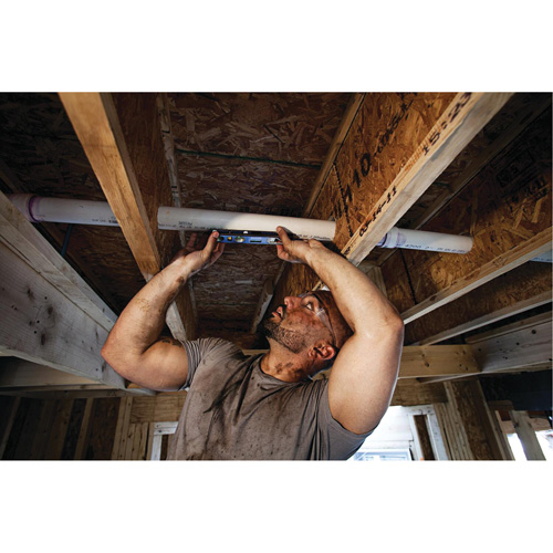 Niveau torpille robuste de s&eacute;rie 250, 9" lo, Aluminium, 4 fioles, Magn&eacute;tique Equipex