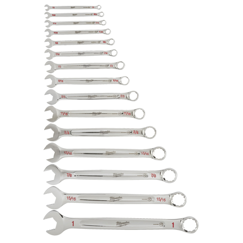 Wrench Set, Combination, 15 Pieces, Imperial Equipex